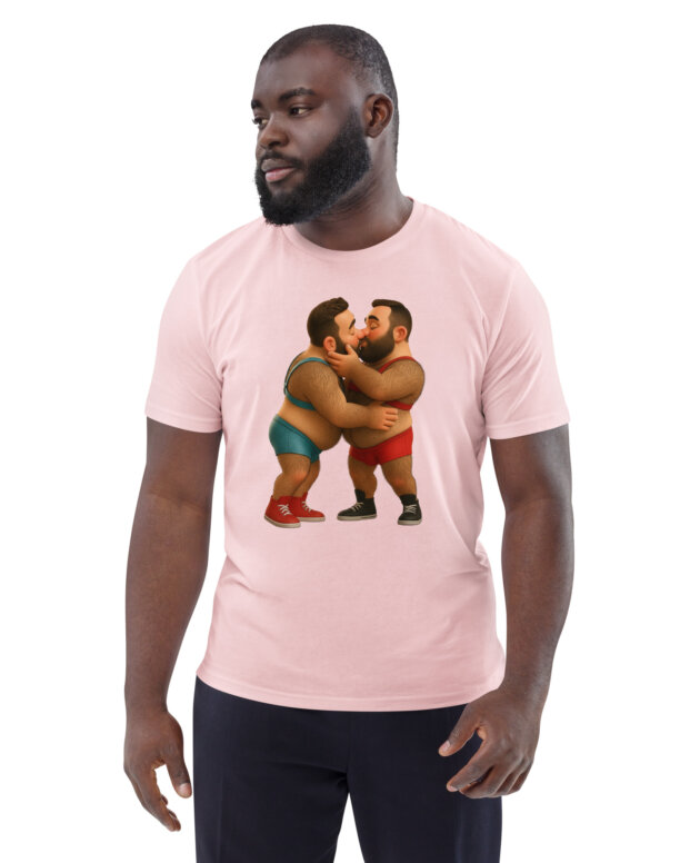 Scruffy Cub Bear Pride T-Shirt – Bears Kissing