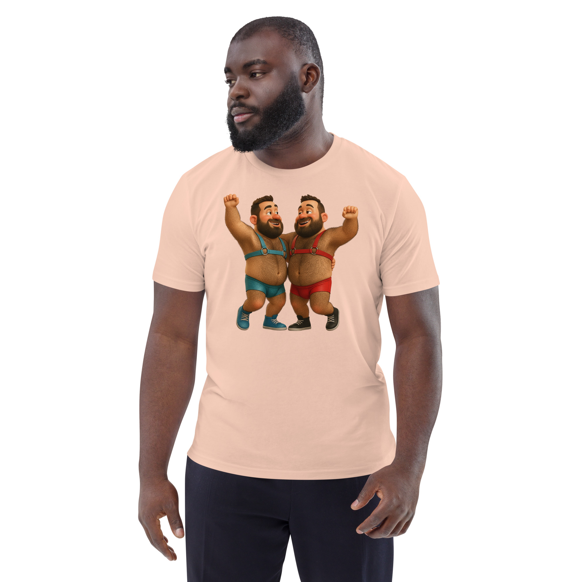 Scruffy Cub Bear Pride T-Shirt – Dancing Bears – Bild 42